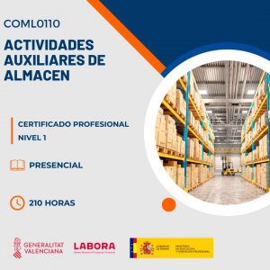 Certificado Profesional de Actividades auxiliares de almacén con Visa de Estudios