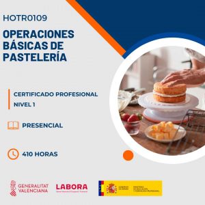 Certificado Profesional de Operaciones básicas de pastelería con Visa de Estudios