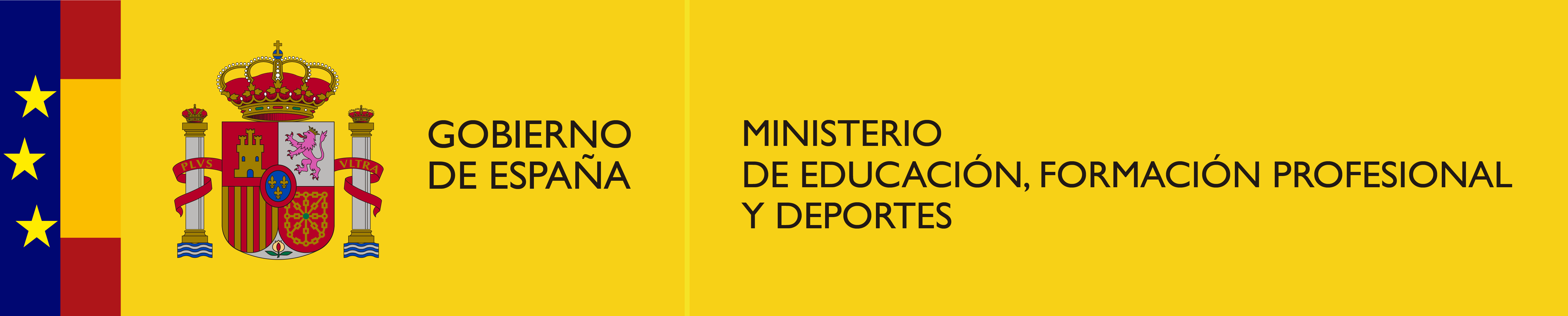 Logo del Ministerio de Educación, Formación Profesional y Deportes