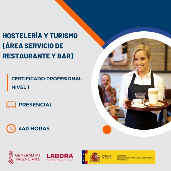 Certificado Profesional de Hostelería y turismo con Visa de Estudios